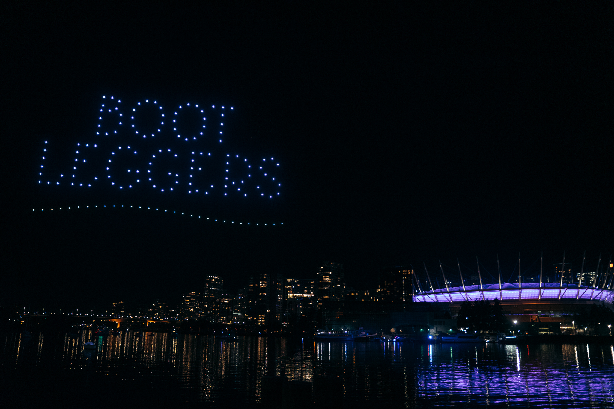 Logo drone show